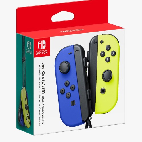 Nintendo Switch Joy-Con Controller Pair - Neon Blue & Yellow - Blue / Yellow
